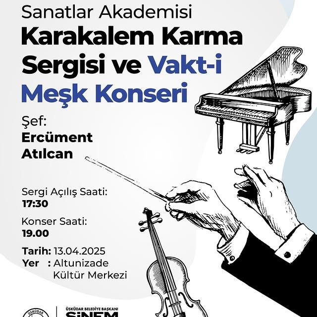 İstanbul Üsküdar'da Sanat ve Müzik Buluşması