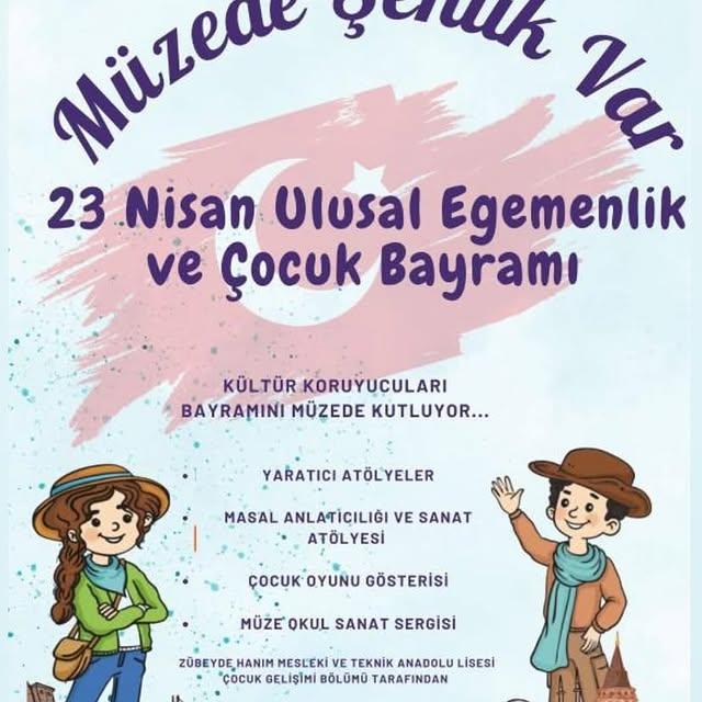 Aydın Arkeoloji Müzesi, 23 Nisan'da Çocuklara Yönelik Şenliğe Ev Sahipliği Yaptı