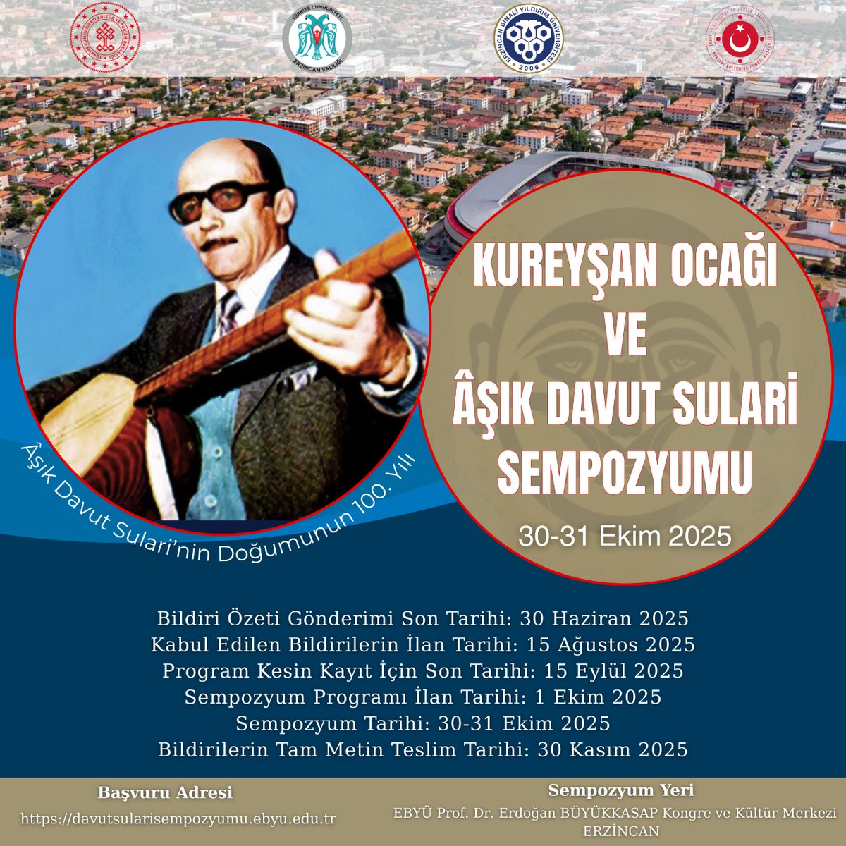 Erzincan’da Alevi-Bektaşi Kültürü ve Âşık Davut Sulari Sempozyumu
