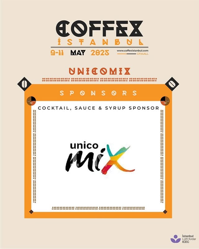 Unicomix, Coffex İstanbul Kahve Fuarı'nda Yenilikçi Lezzetleri Tanıtacak