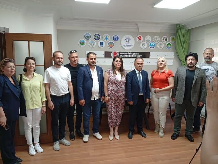 Aydın Kültür ve Turizm Müdürlüğü, Aydın Gazeteciler Cemiyeti'ne Ziyarette Bulundu