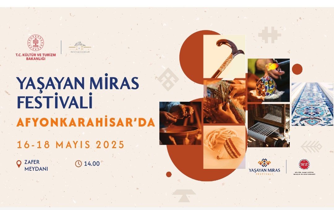 Afyonkarahisar'da Yaşayan Miras Festivali Düzenlenecek