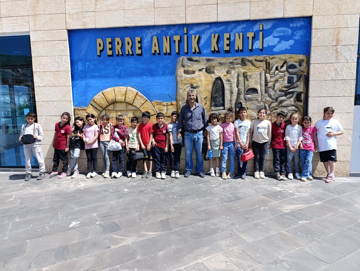 Adıyaman'daki Birsen Esensoy İlkokulu Öğrencileri Perre Antik Kenti'ni Ziyaret Etti