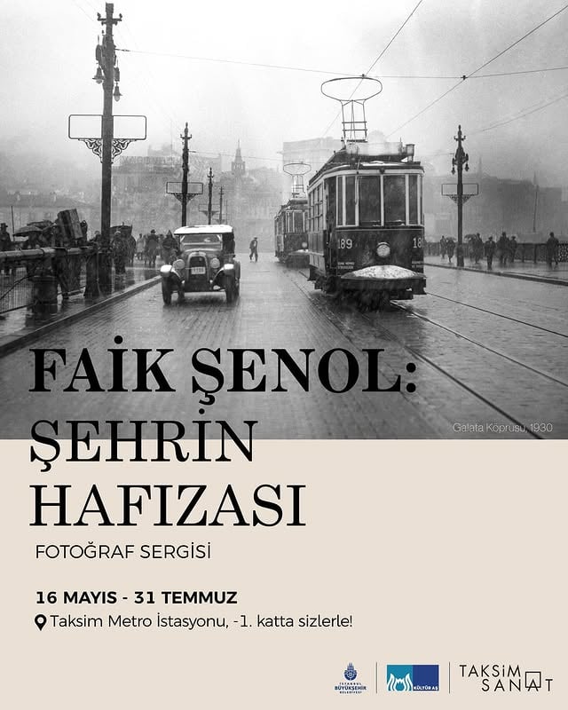 Faik Şenol'un Objektifinden İstanbul'un Belleği Taksim Sanat'ta Sergileniyor