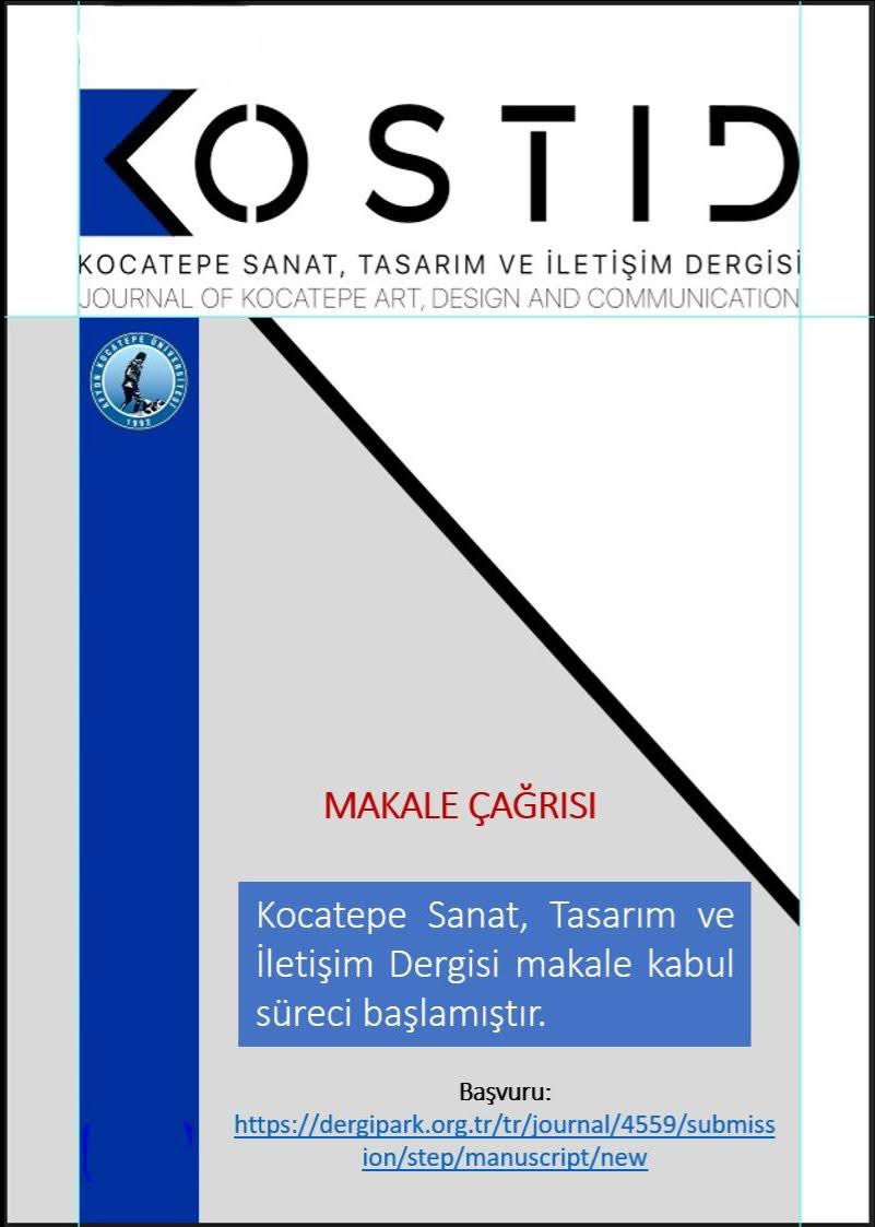 AKÜ Güzel Sanatlar Fakültesi'nden Yeni Sanat Dergisi: KOSTİD İlk Sayısı İçin Makale Çağrısı