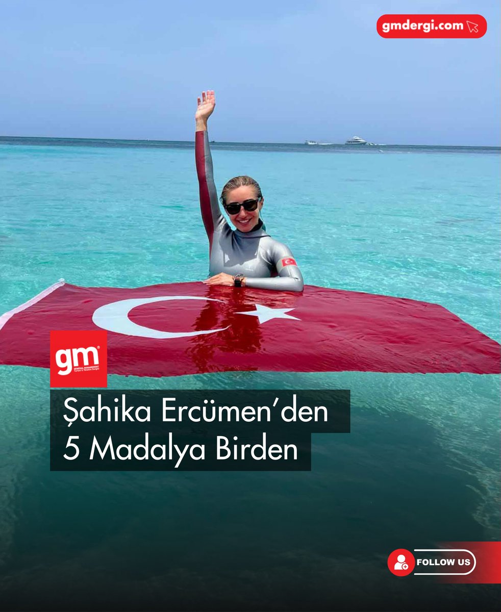 Milli Sporcu Şahika Ercümen, Dominika'da Uluslararası Serbest Dalış Turnuvası'nda 5 Madalya Kazandı