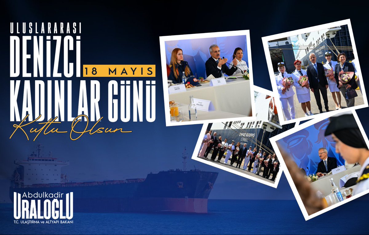 Ulaştırma ve Altyapı Bakanı Uraloğlu'ndan Denizci Kadınlar Günü Mesajı