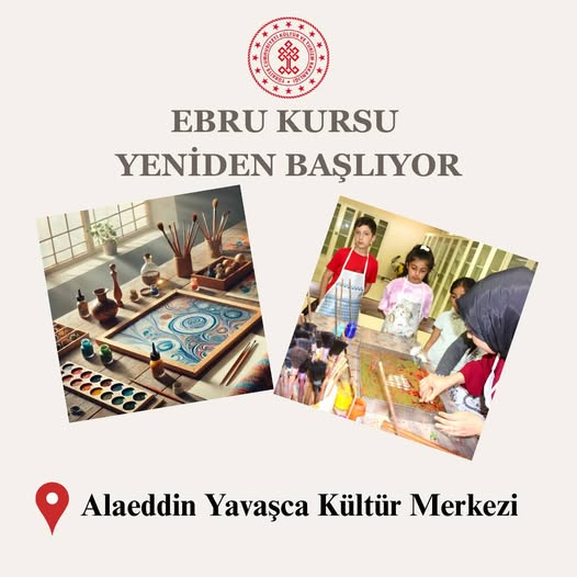 Kilis'te Ebru Sanatı Kursları Yeniden Başlıyor