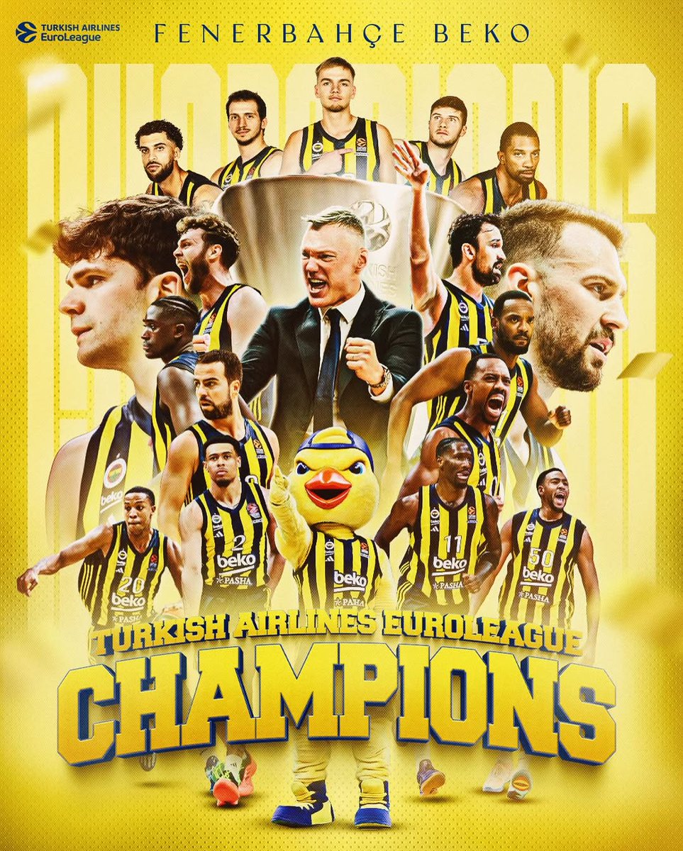 TÜROB'dan Fenerbahçe Beko'ya Şampiyonluk Kutlaması