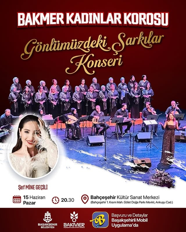 BAKMER Kadınlar Korosu, Bahçeşehir Kültür Sanat Merkezi'nde Konser Verecek