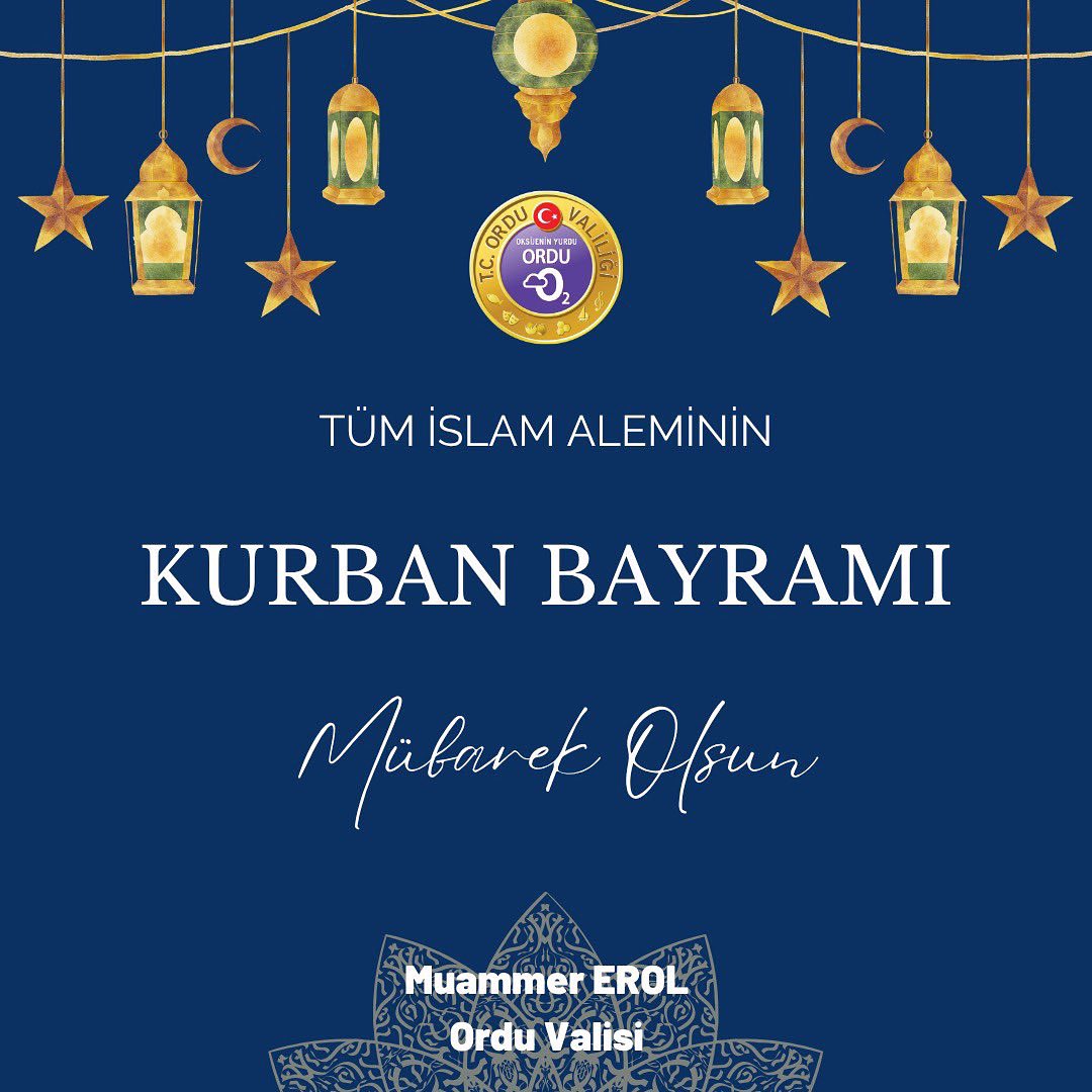Ordu İl Kültür ve Turizm Müdürlüğü'nden Kurban Bayramı Mesajı