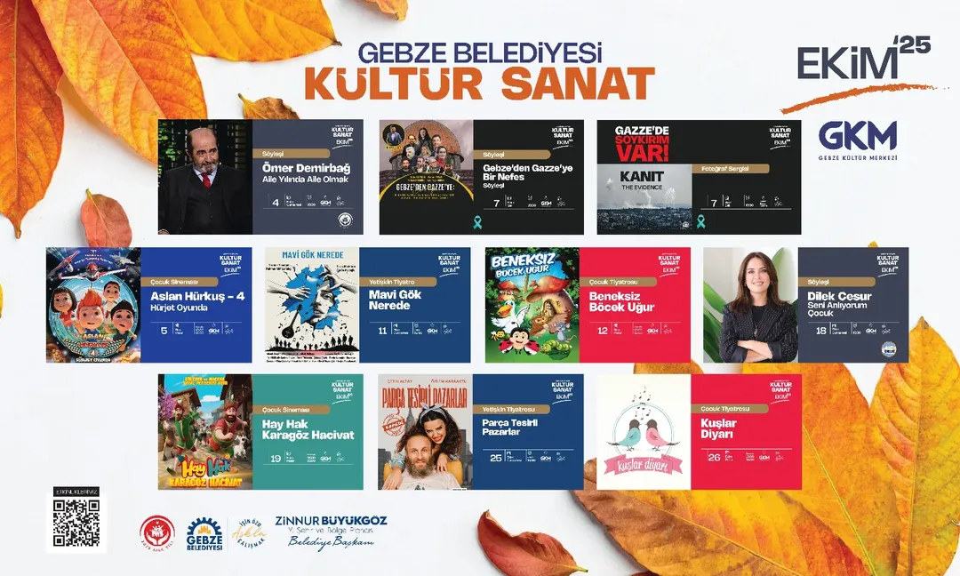 Gebze Kültür Merkezi, 2025-2026 Sanat Sezonunu Ekim Ayında Açıyor