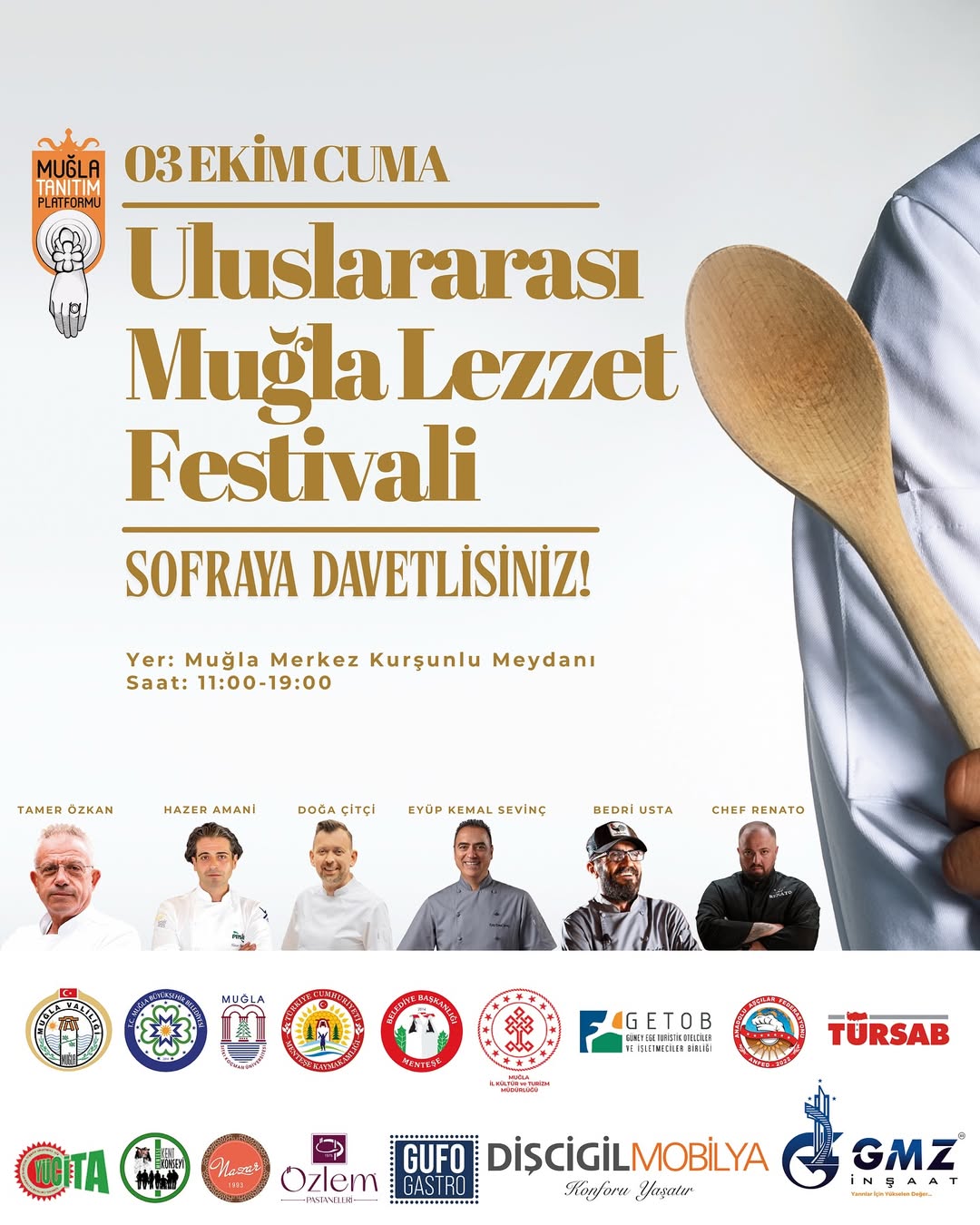 Uluslararası Muğla Lezzet Festivali 3 Ekim'de Başlıyor