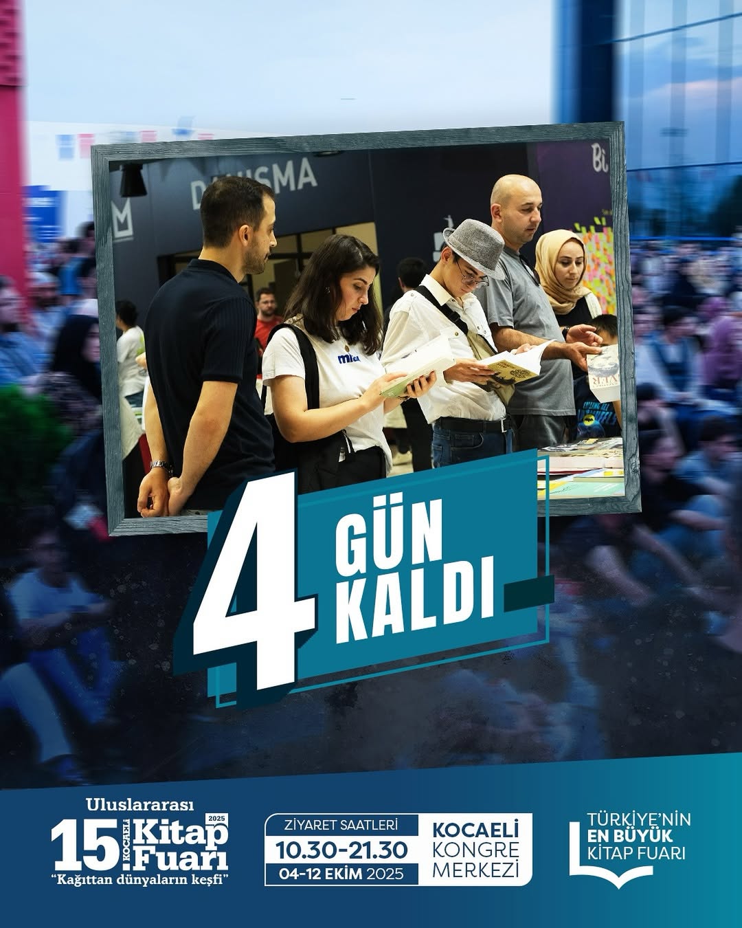 Uluslararası Kocaeli Kitap Fuarı'na 4 Gün Kaldı
