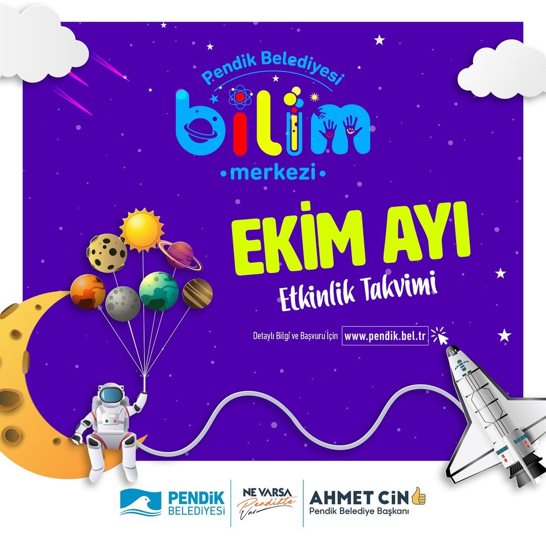 Esenler, Sülüntepe ve Neşet Ertaş Bilim Merkezleri'nin Ekim Ayı Etkinlik Takvimi Açıklandı