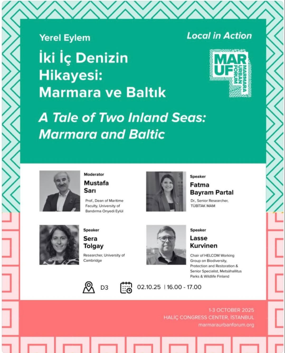 Marmara ve Baltık Denizlerinin Geleceği MARUF25'te Tartışılacak
