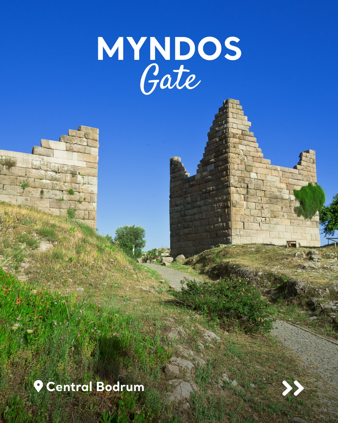 Bodrum'un Tarihi Simgesi Myndos Kapısı, Ziyaretçilerini Geçmişe Yolculuğa Çıkarıyor