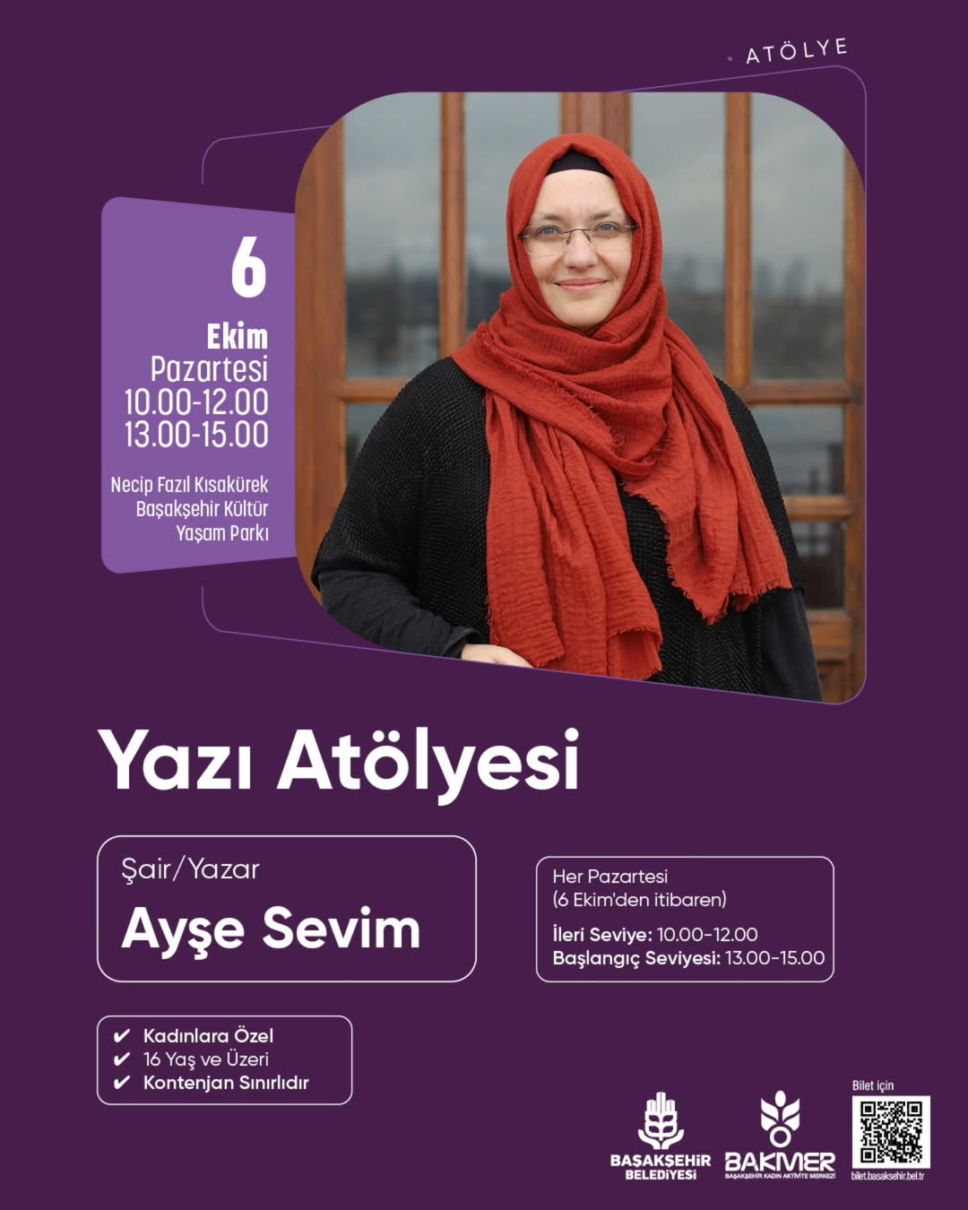 Başakşehir'de Yazı Atölyesi Düzenlenecek
