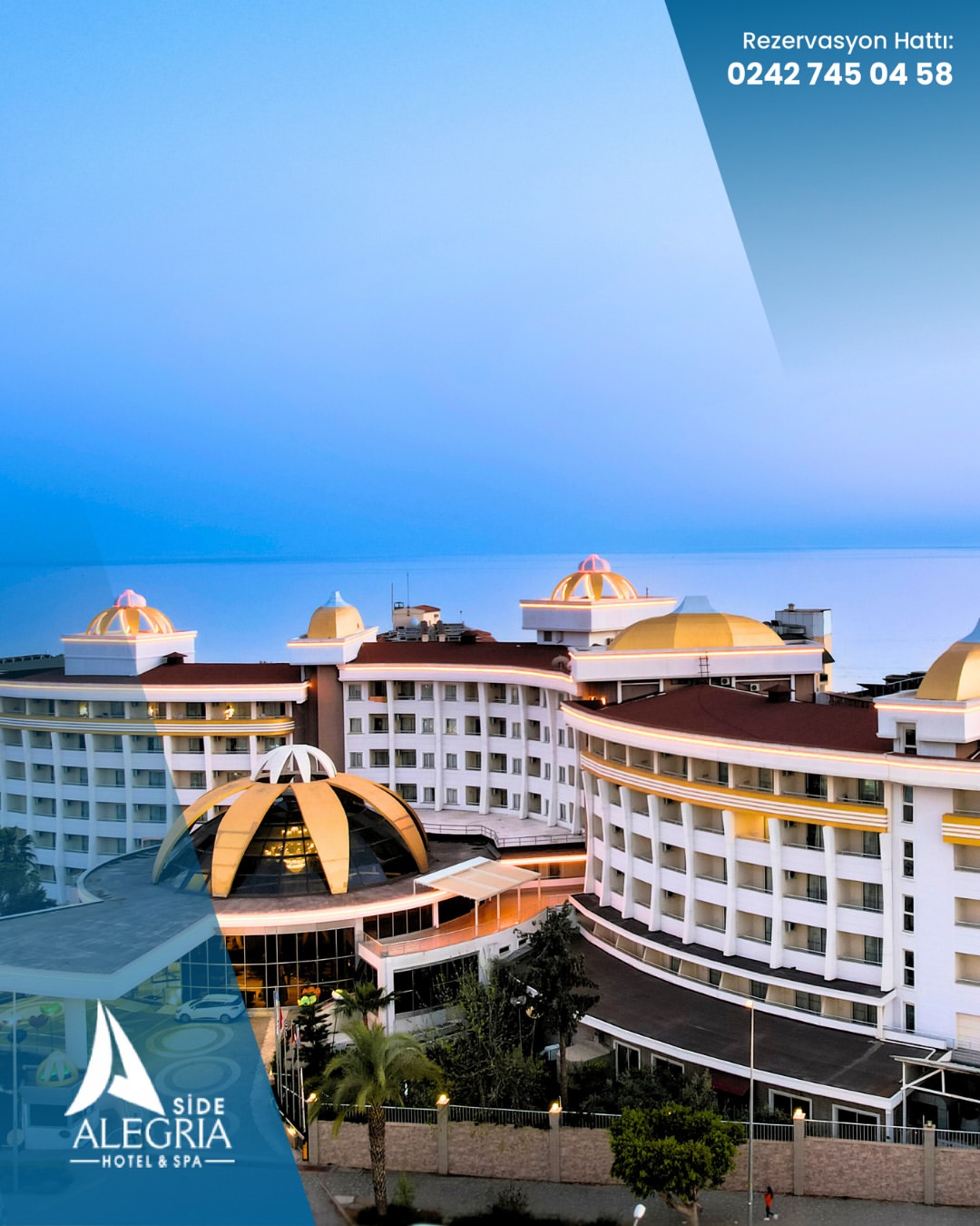 Side'da Deniz Manzaralı Otel: Alegria Hotel & Spa'nın Mimari Tasarımı Dikkat Çekiyor