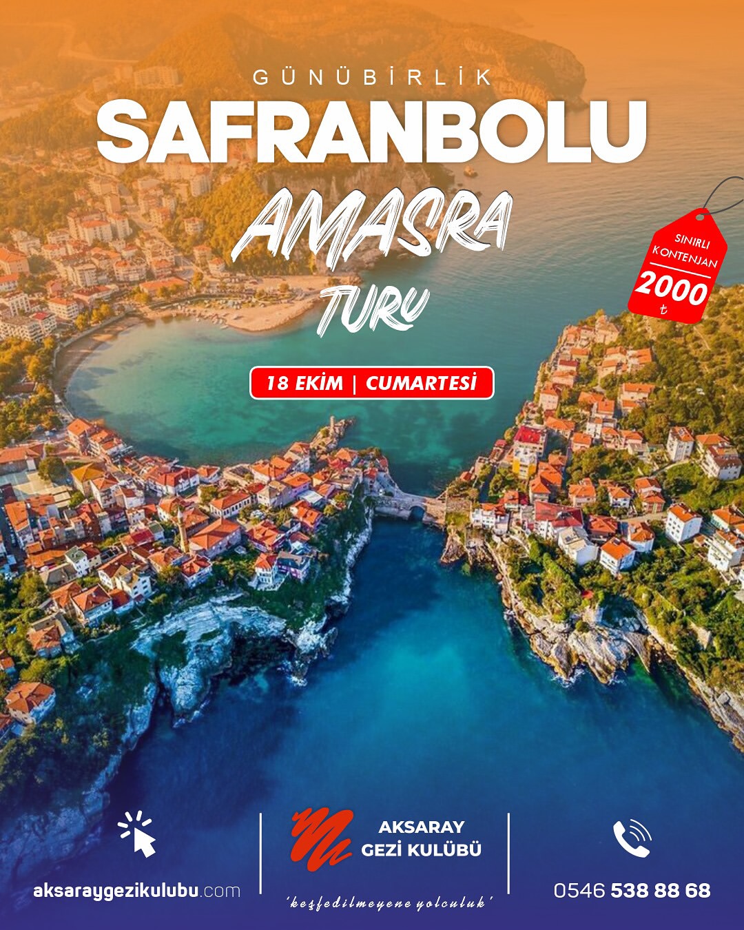 Gezi Kulübü, Safranbolu ve Amasra için Tur Düzenliyor
