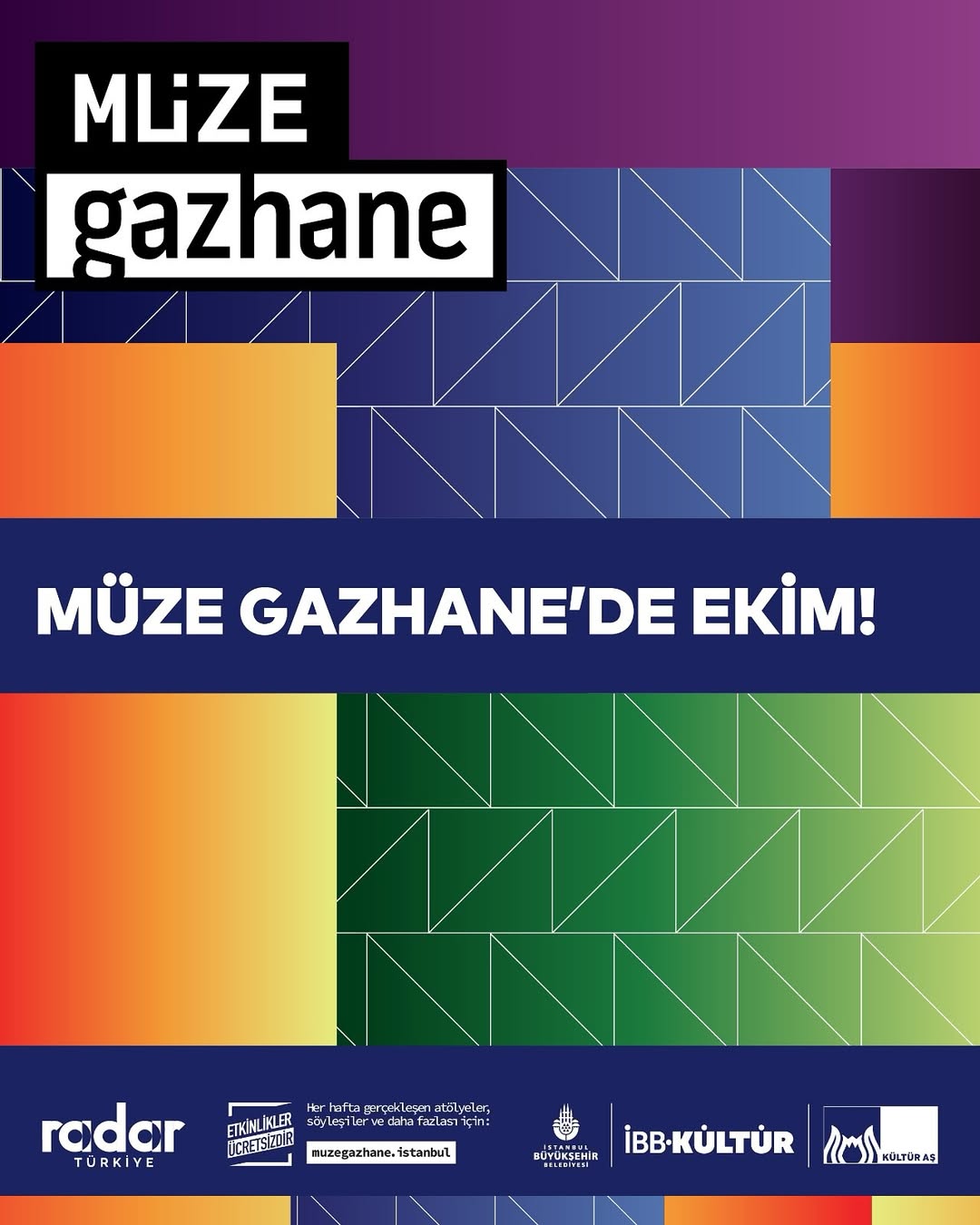 Müze Gazhane, Ekim Ayı Boyunca Zengin Kültür Sanat Programına Ev Sahipliği Yapacak
