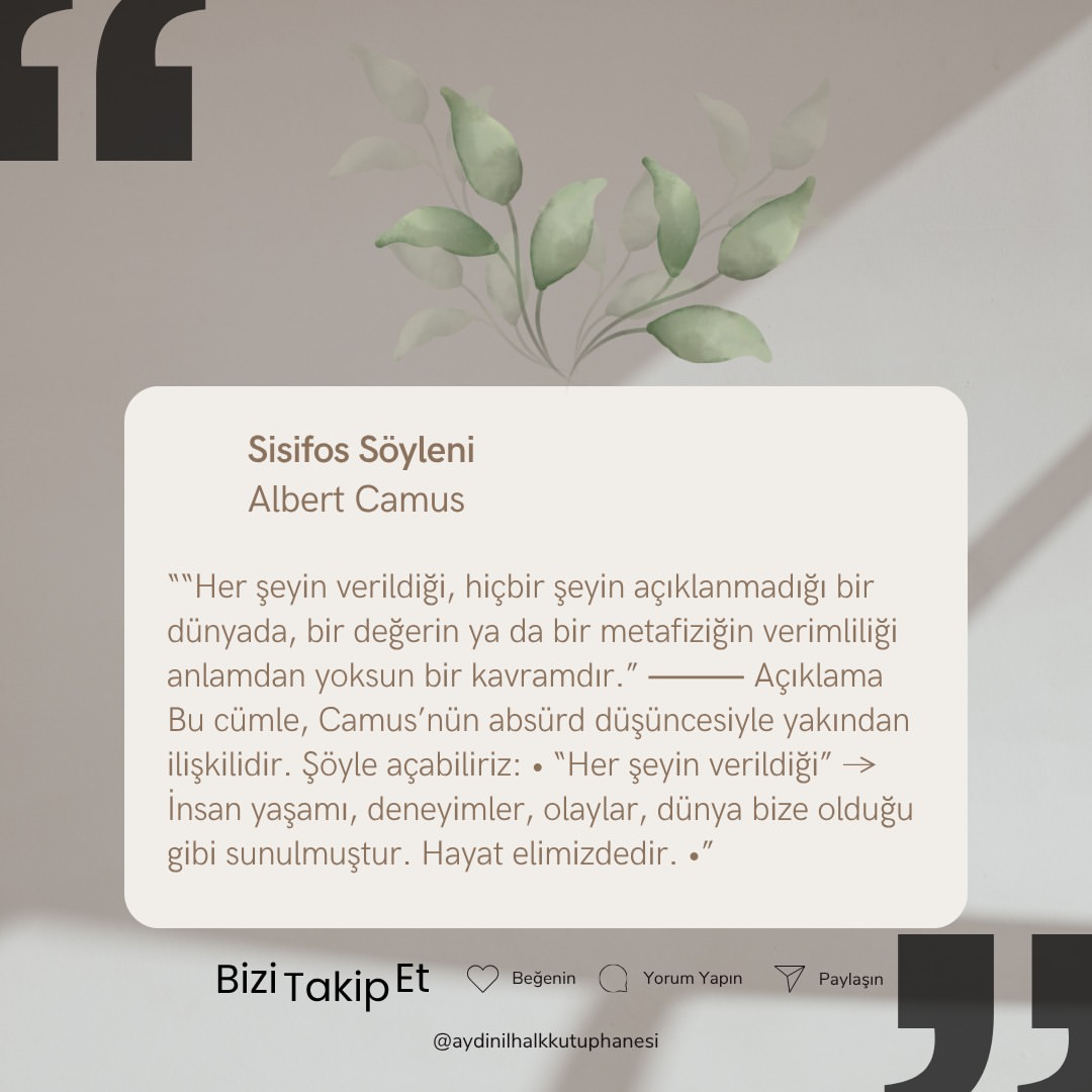 Aydın İl Halk Kütüphanesi'nde 