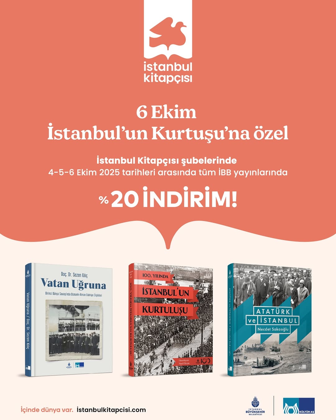 İstanbul'un Kurtuluşu'na Özel İBB Yayınlarında İndirim