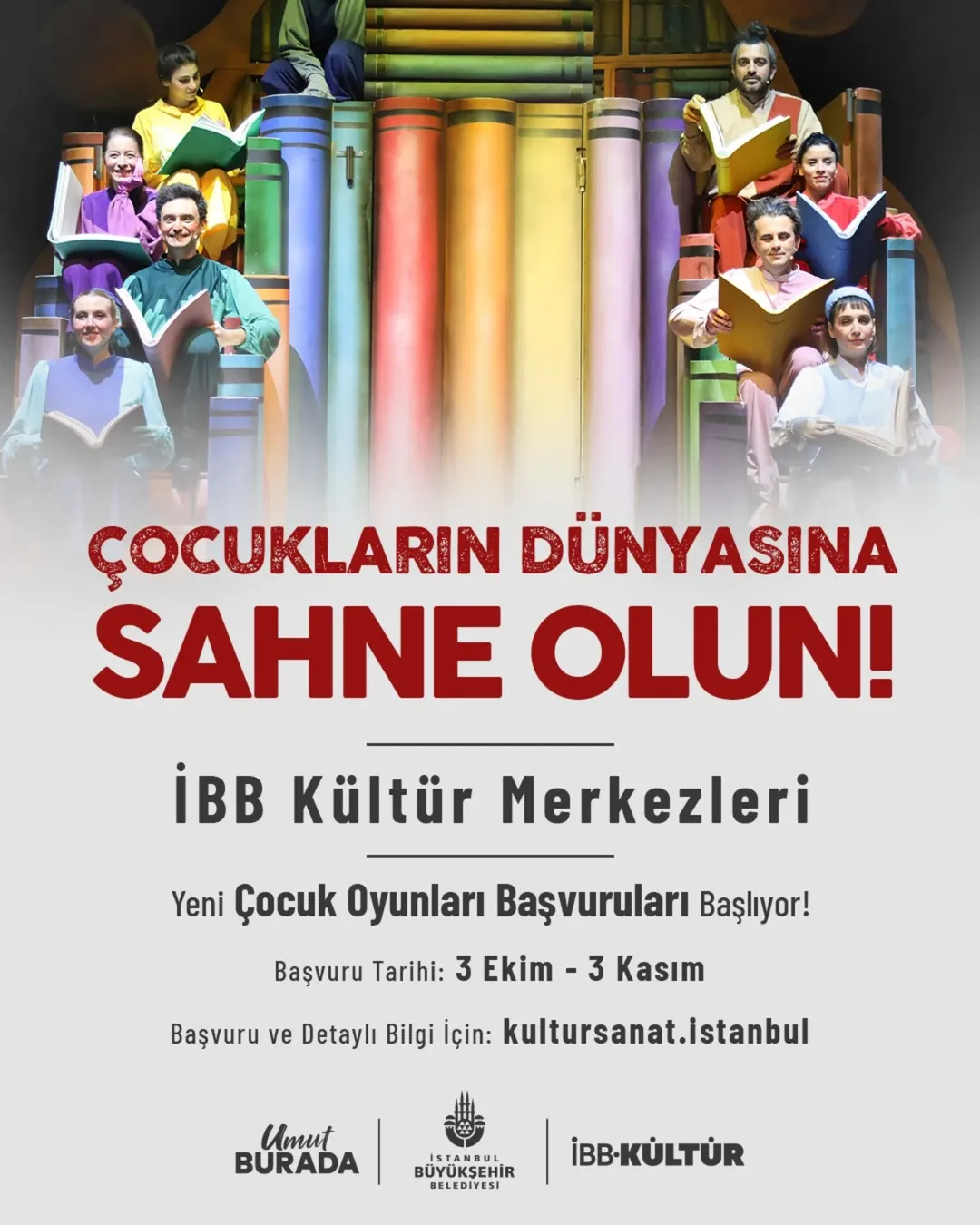 İBB Kültür Merkezleri Sahineleri Yeni Çocuk Oyunlarına Açılıyor