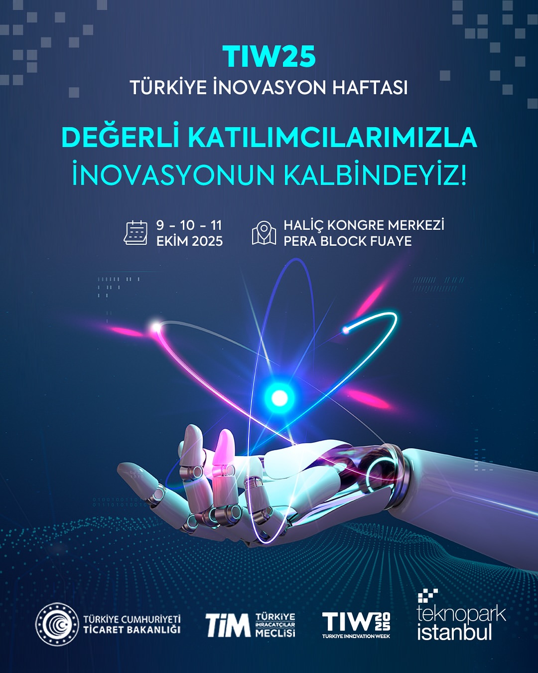 Teknopark İstanbul, Türkiye Innovation Week 2025'te Yerini Alacak