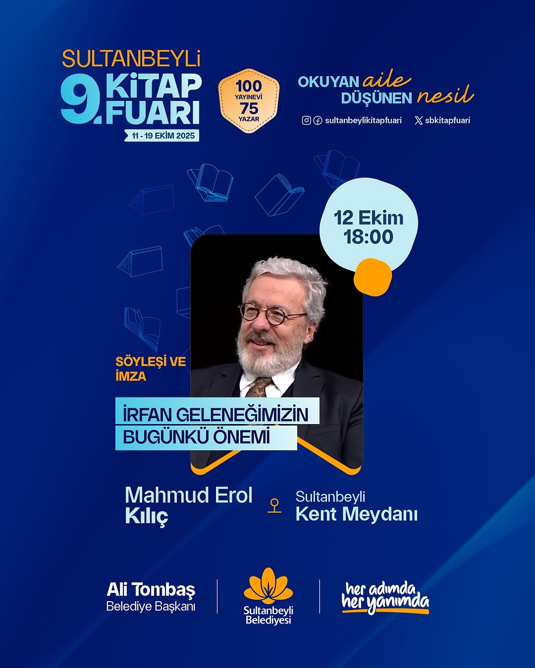 Mahmud Erol Kılıç, Sultanbeyli 9. Kitap Fuarı'nda Okurlarıyla Buluşacak