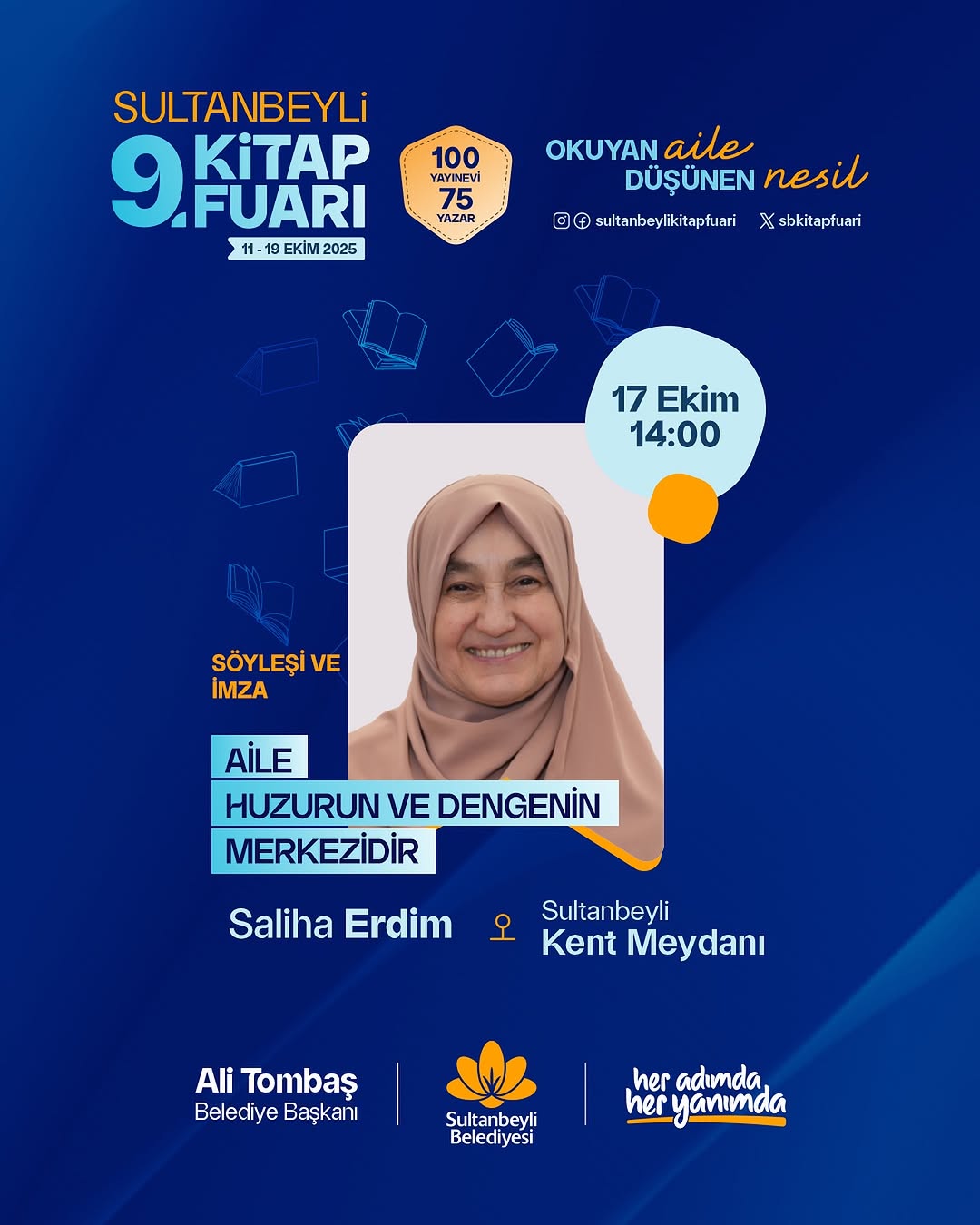 Saliha Erdim, Sultanbeyli 9. Kitap Fuarı'nda Okurlarıyla Buluşacak