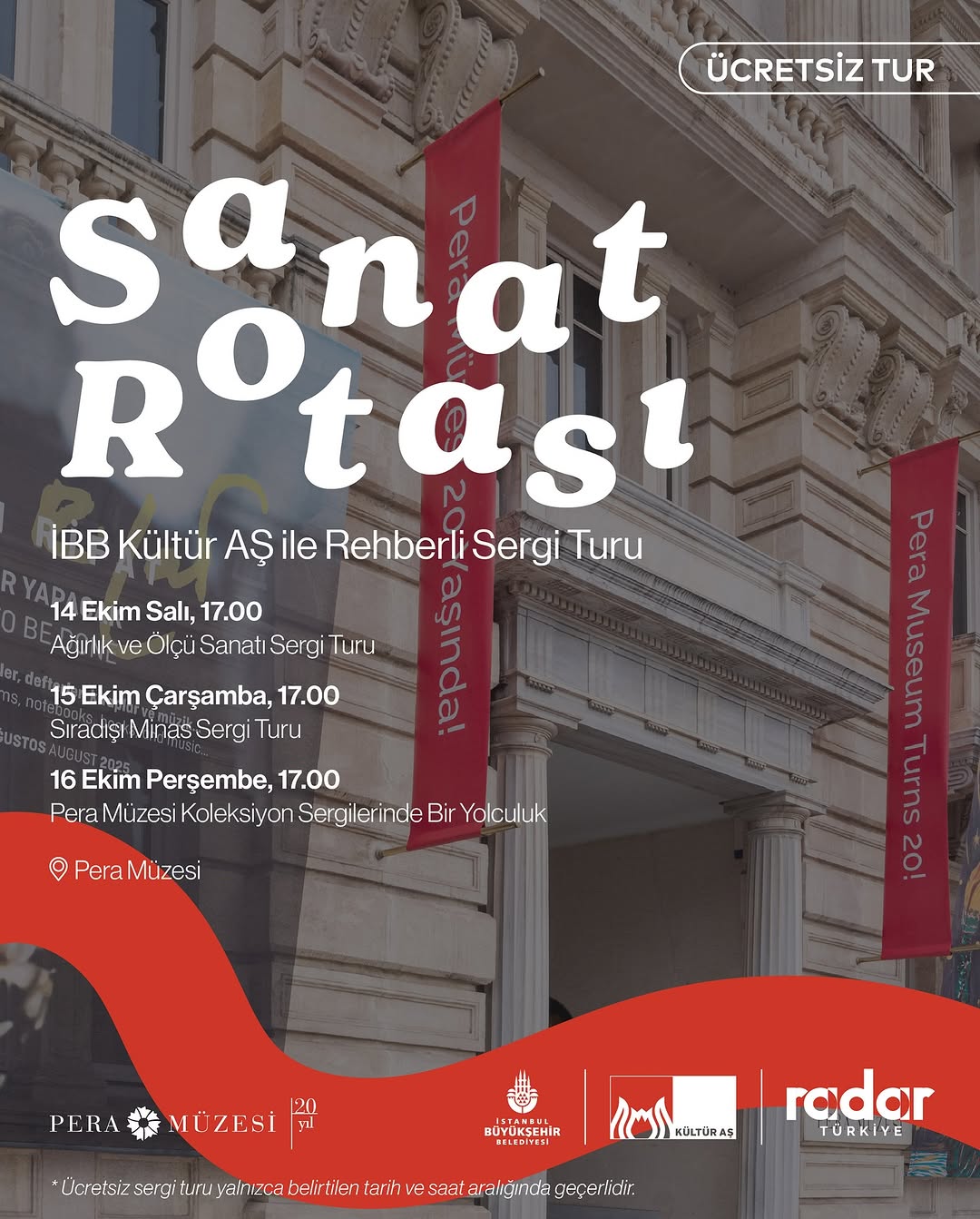 İBB Kültür AŞ ve Pera Müzesi'nden Sanat Rotası: Üç Günlük Rehberli Sergi Turu