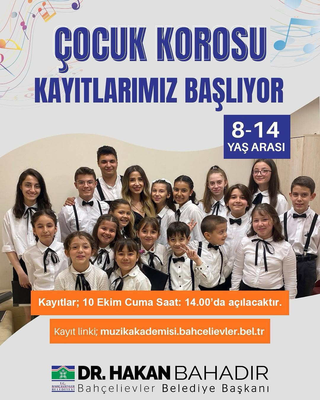 Bahçelievler Belediyesi Müzik Akademisi'nde Çocuk Korosu Kayıtları Başlıyor