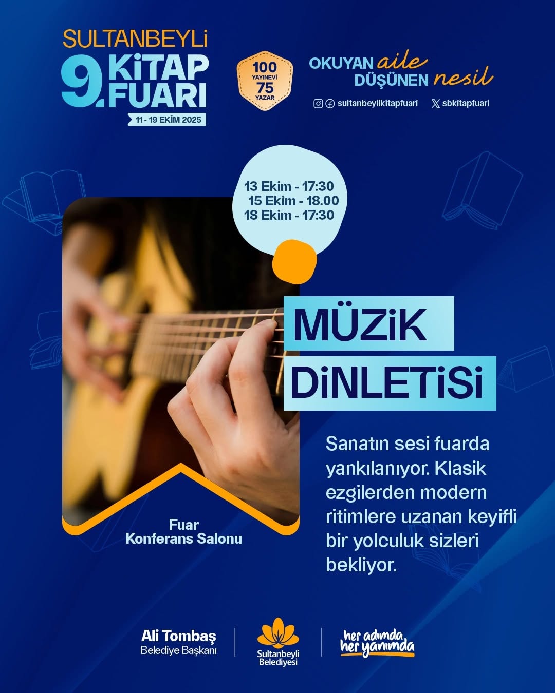 Sultanbeyli'de 9. Kitap Fuarı Başlıyor: Sanatın ve Edebiyatın Ritimleri