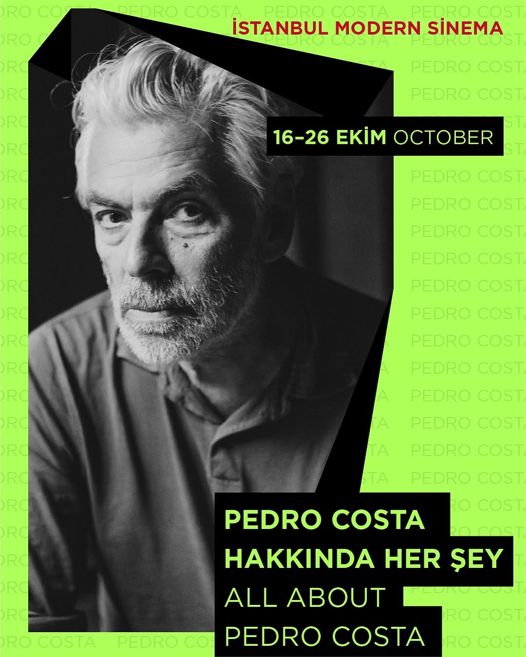 İstanbul Modern Sinema, Pedro Costa Retrospektifi'ne Ev Sahipliği Yapacak