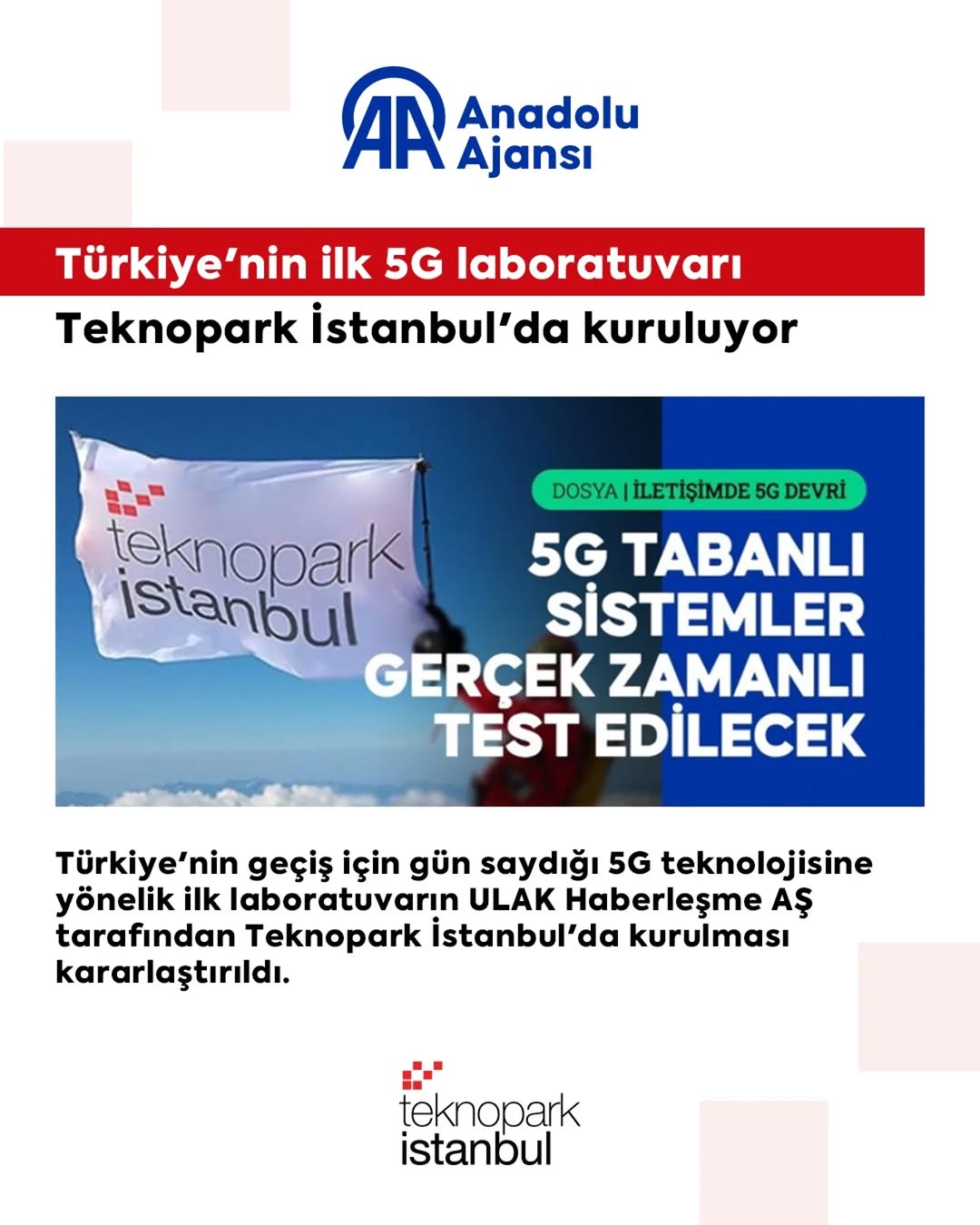 Türkiye'nin İlk 5G Test Laboratuvarı Teknopark İstanbul'da Kuruldu