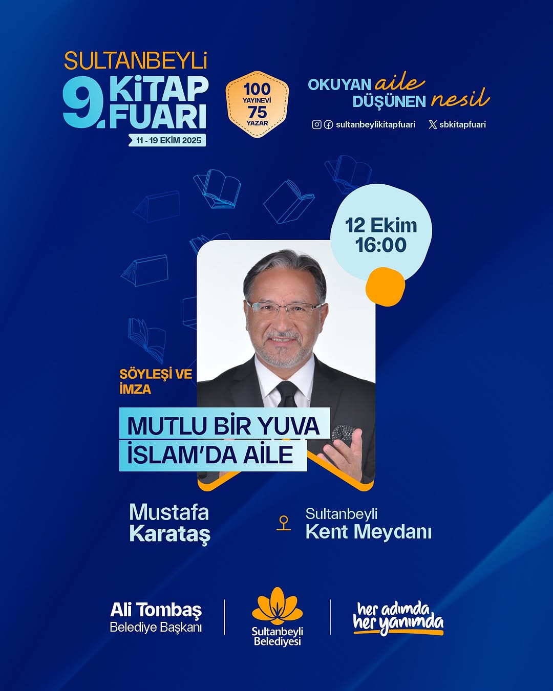 Mustafa Karataş, Sultanbeyli Kitap Fuarı'nda Okurlarıyla Buluşacak