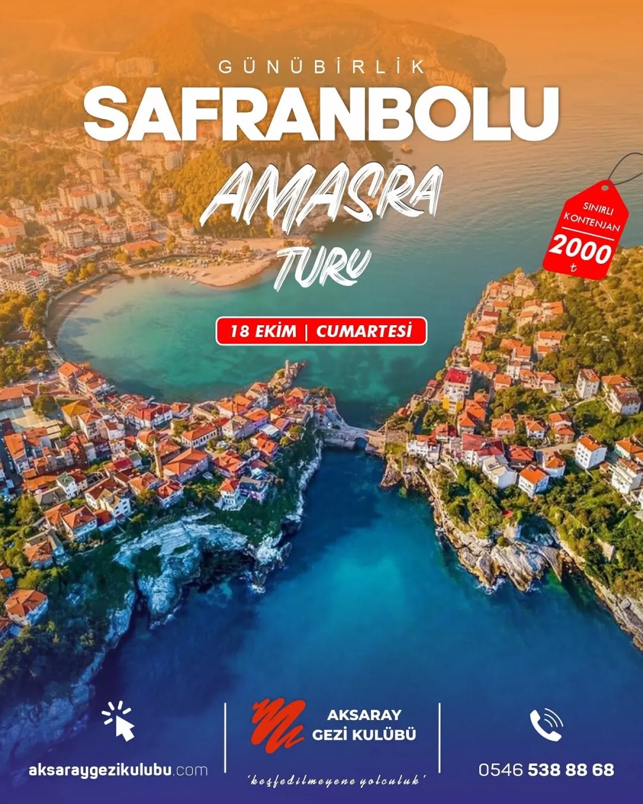 Amasra ve Safranbolu Turu İçin Kayıtlar Başladı