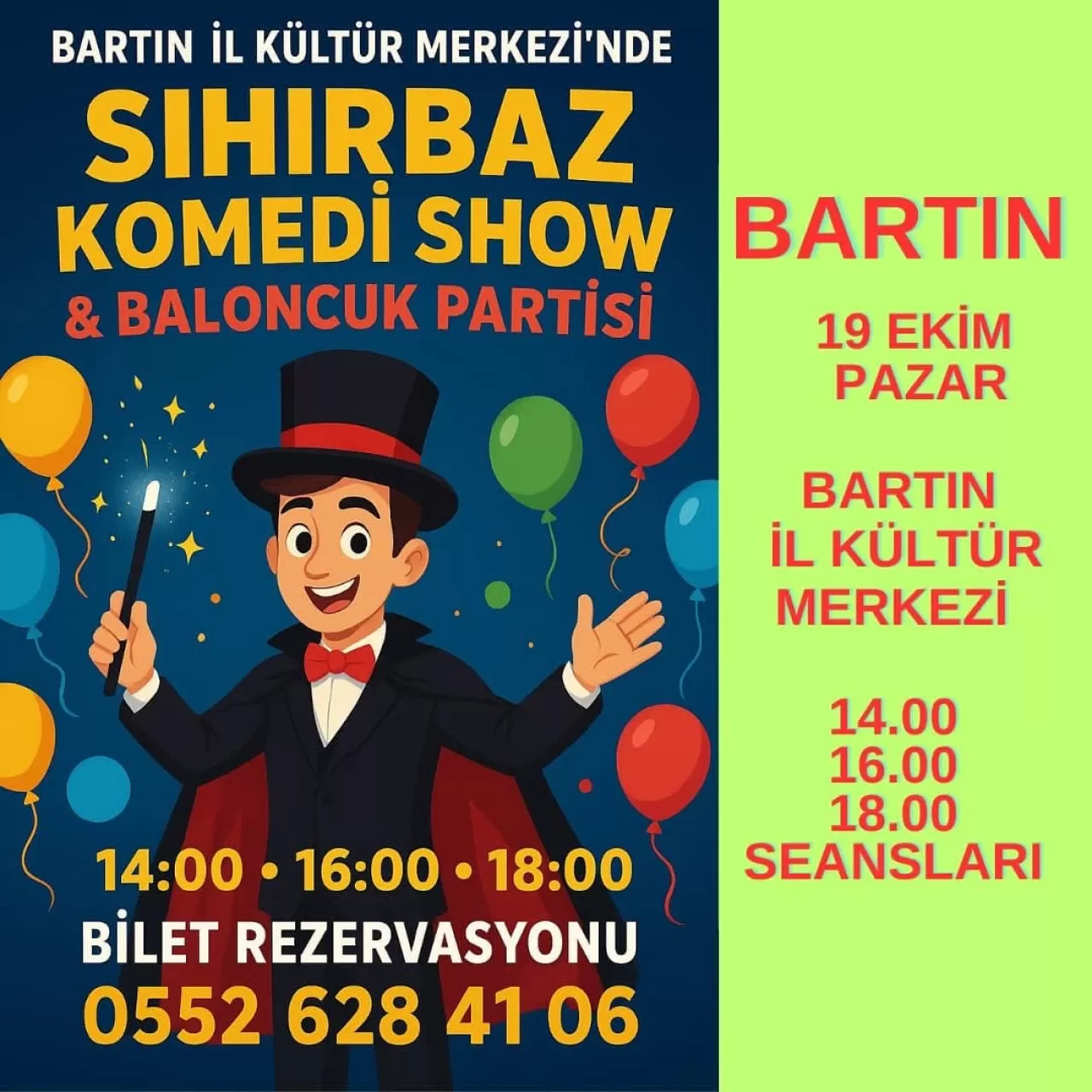 Bartın Kültür Merkezi Etkinlik Duyurusu: İletişim Bilgileri Afişte Yer Alıyor