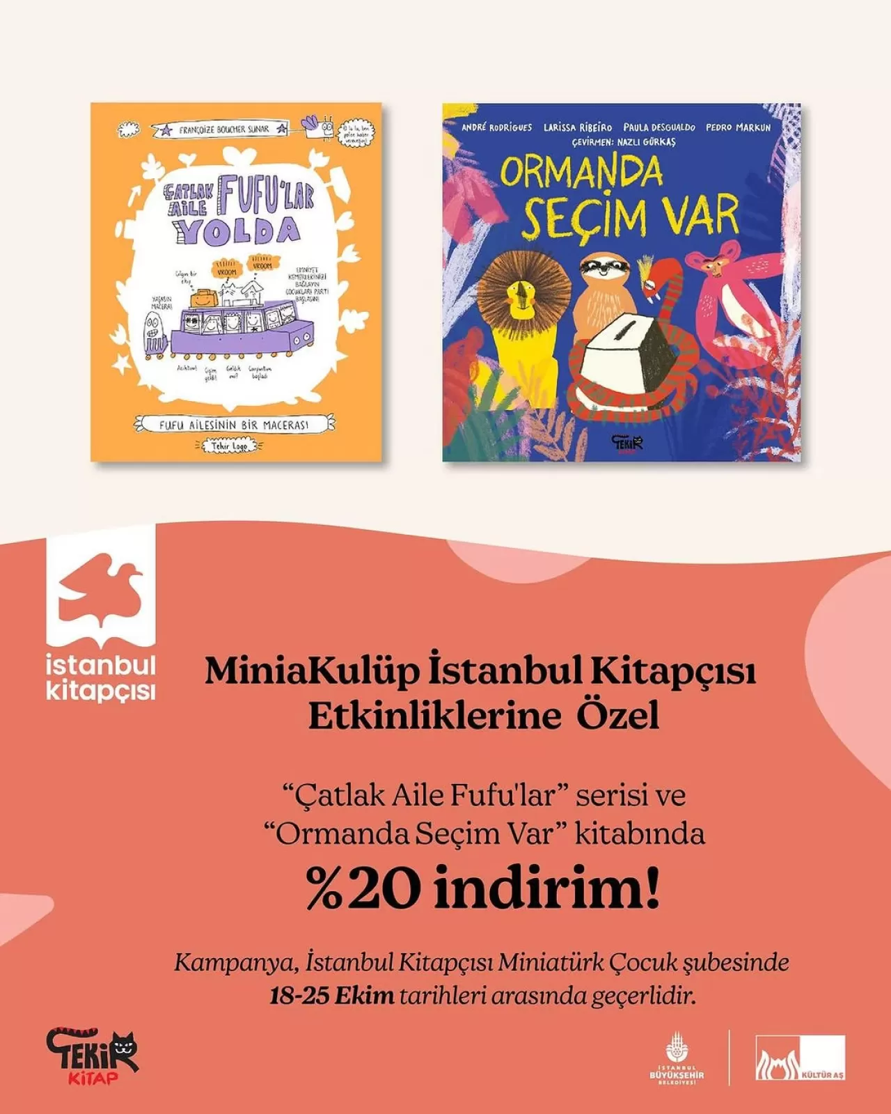 İstanbul Kitapçısı Miniatürk Şubesinde Çocuk Kitaplarına Özel İndirim