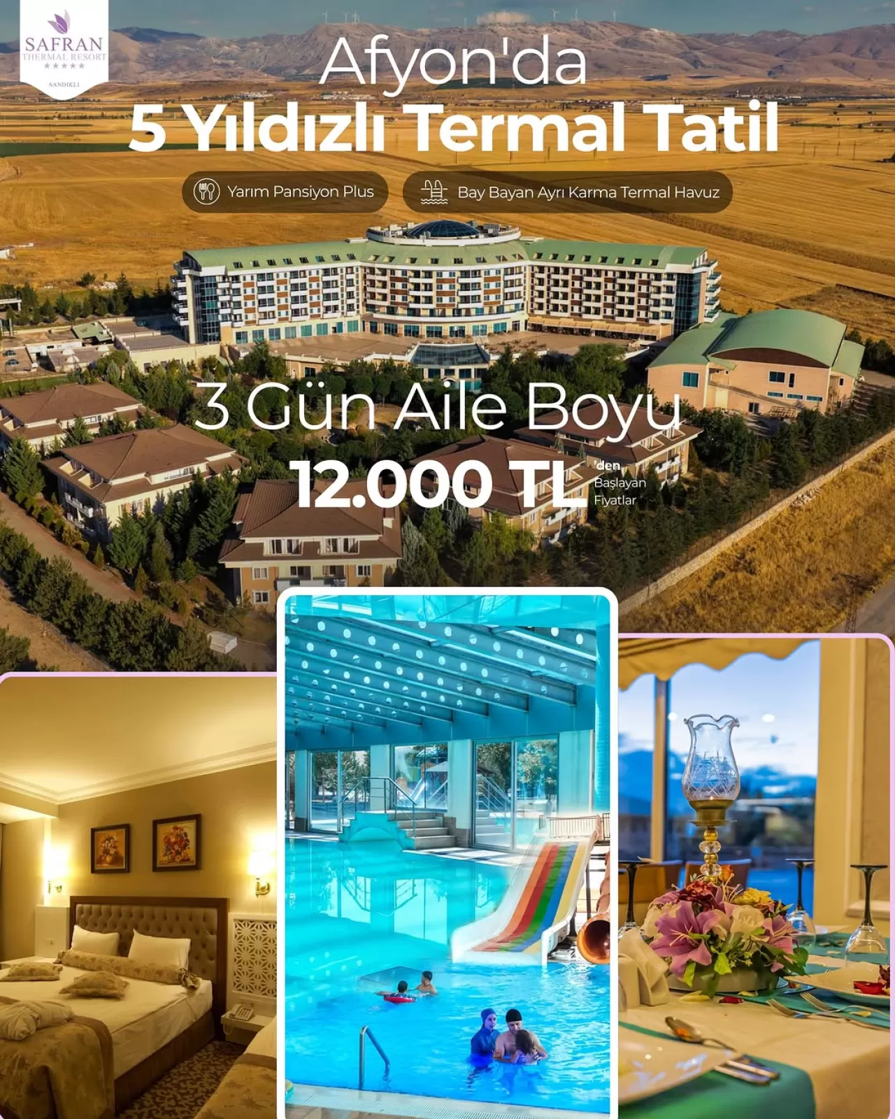 Afyonkarahisar'da Termal Turizm İçin Erken Rezervasyon Dönemi Başladı