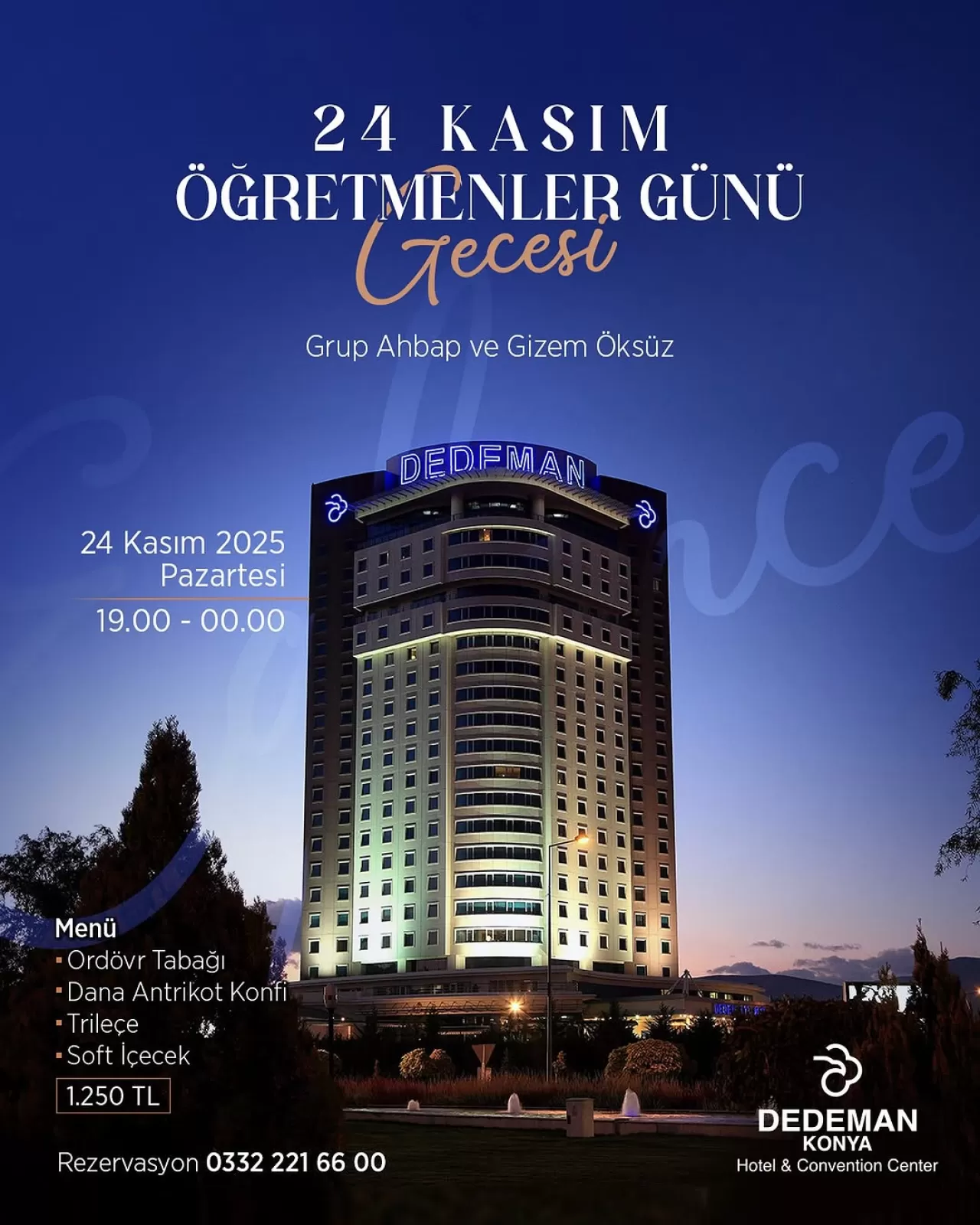 Dedeman Konya'da 24 Kasım Öğretmenler Günü Kutlaması