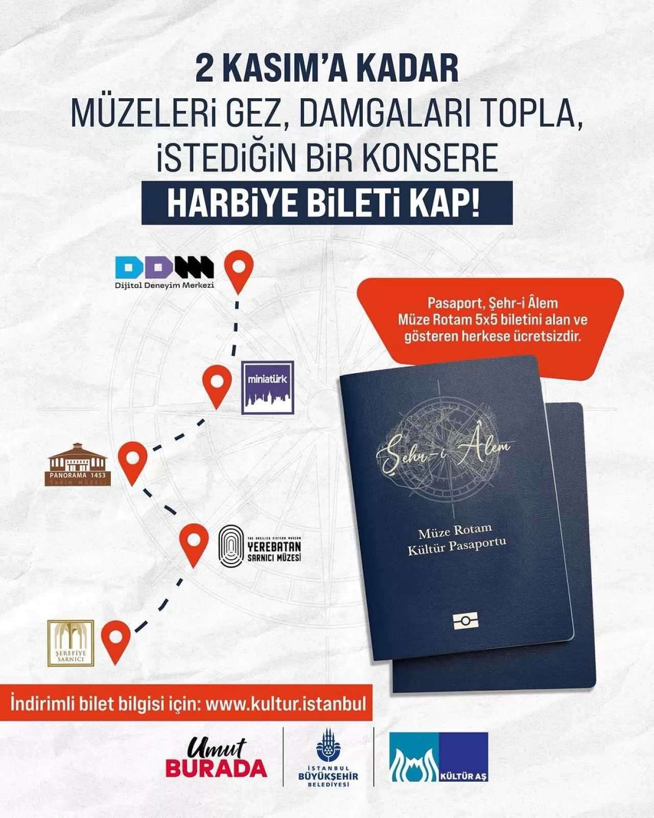 Kültür Pasaportu ile Müze Turu, Harbiye Konseri ile Taçlanıyor