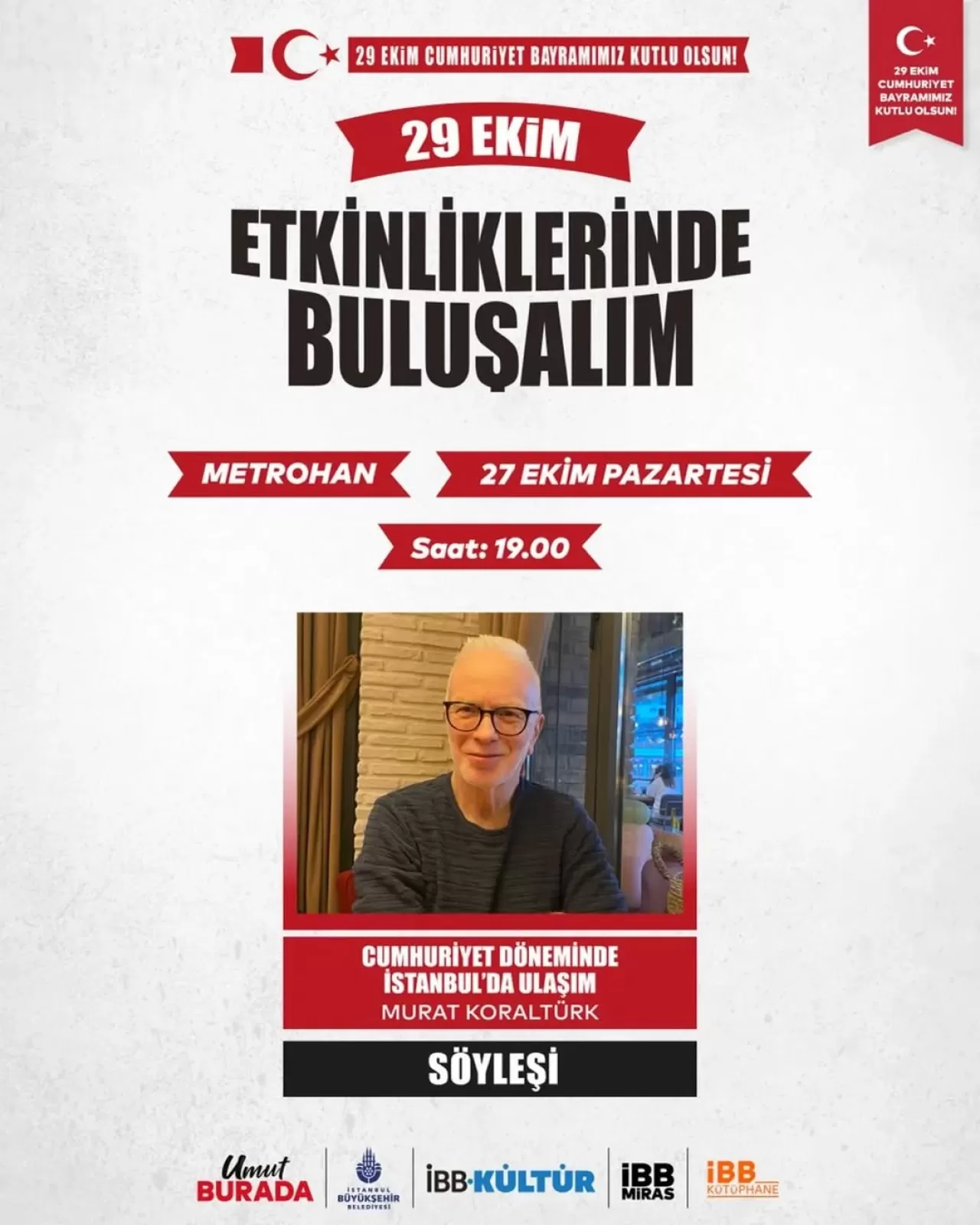 İBB, Cumhuriyet'in 102. Yılı Kapsamında Müze Söyleşileri Düzenliyor