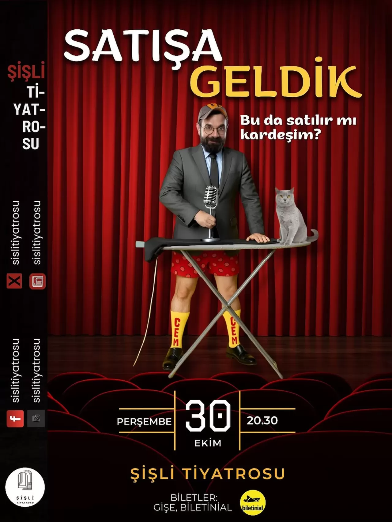 Şişli Tiyatrosu'nda "Satışa Geldik" ile Filtresiz Komedi