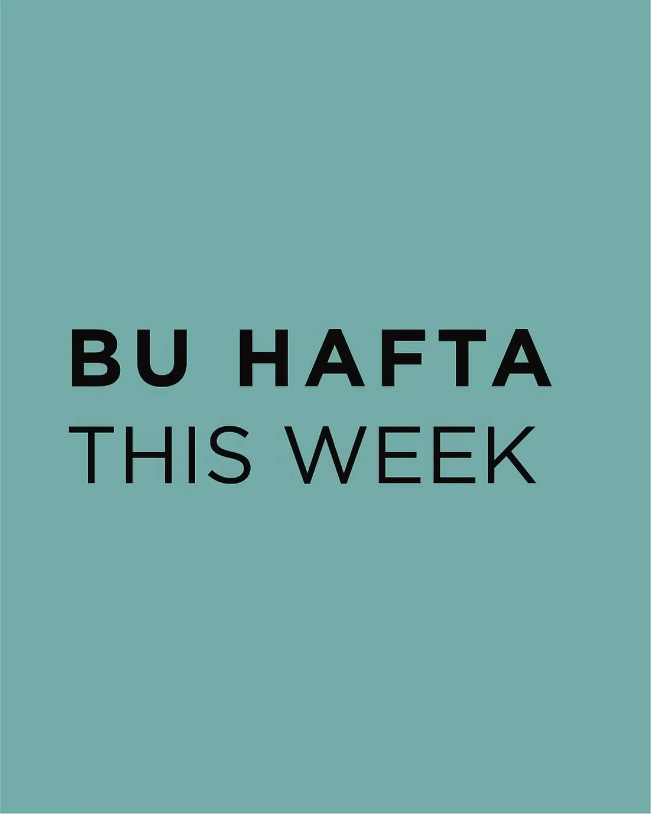 İstanbul Modern'de Sanat Haftası: 28 Ekim - 2 Kasım Etkinlikleri