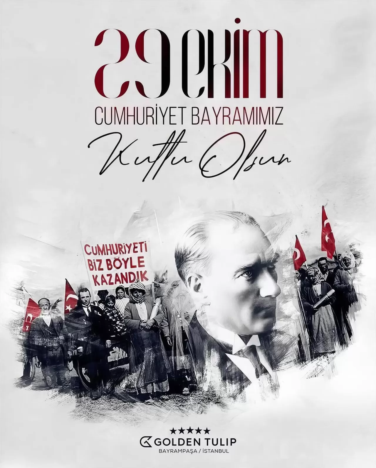 Golden Tulip Hotel Bayrampaşa, Cumhuriyet'in 102. Yılını Kutladı