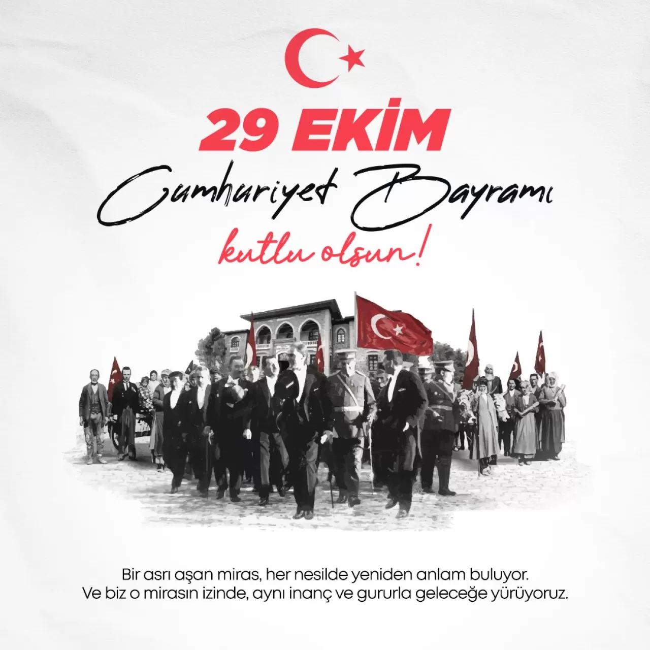 29 Ekim Cumhuriyet Bayramı'nın 102. Yılı Kutlanıyor