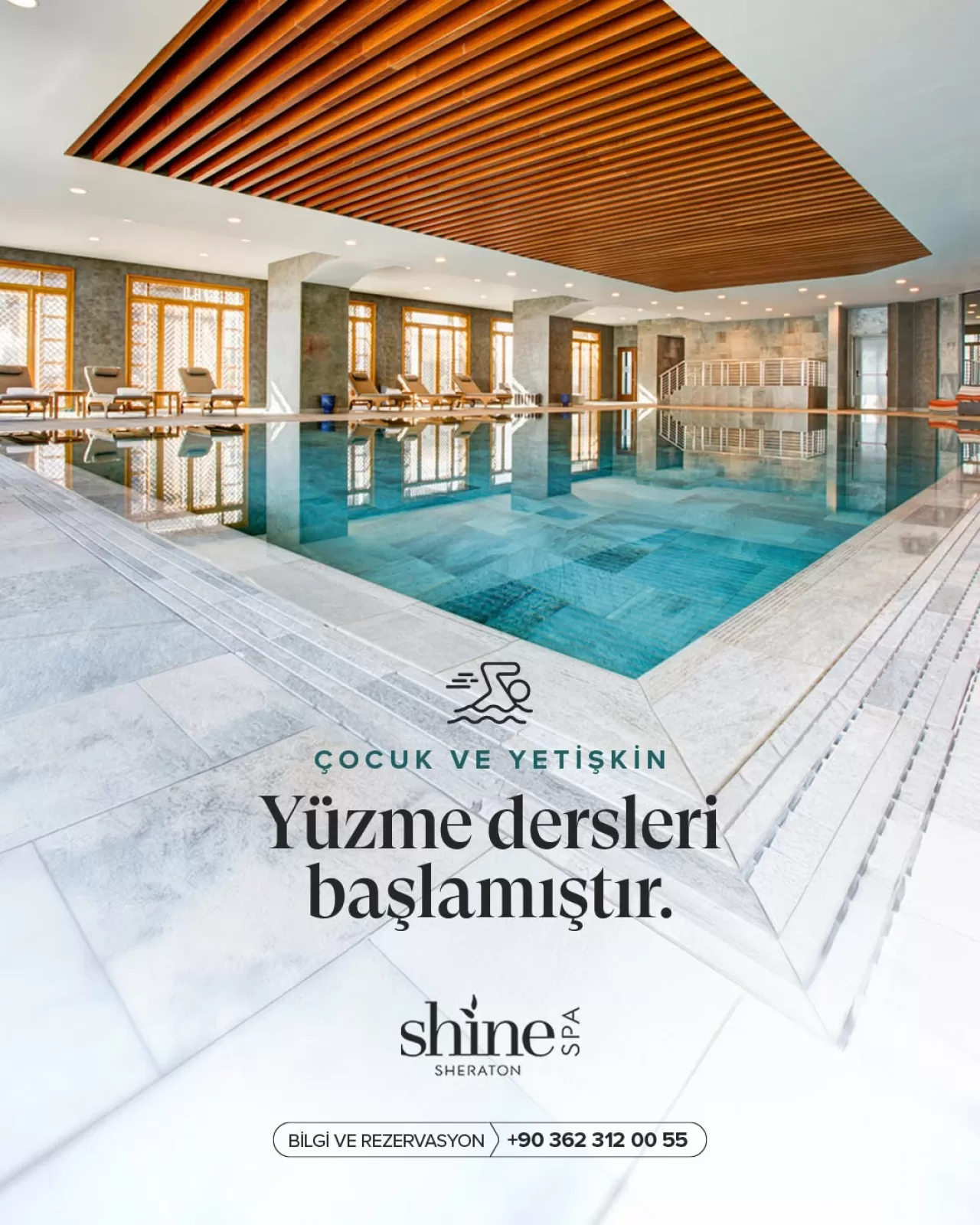 Sheraton Samsun Otel'de Çocuk ve Yetişkinler İçin Yüzme Dersleri Başladı