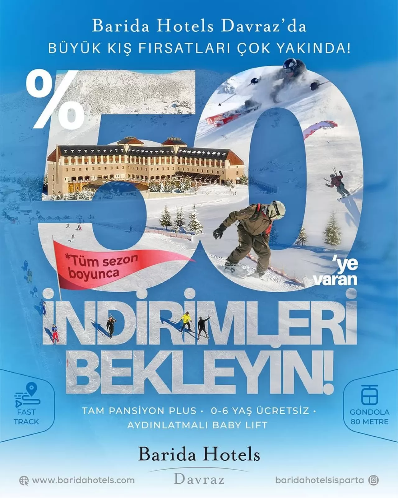 Barida Hotels Davraz'da Erken Rezervasyon Dönemi Başladı